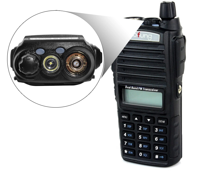 Handheld Radio 5W 128CH UHF 400-520MHz VHF136-174MHz Baofeng Pofung UV-82 Ham Two Way Radio